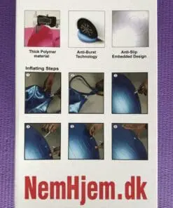 Træningsbold / Siddebold 65 cm. med Anti Burst – Kvalitet for pengene