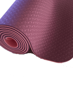 Yogamåtte TPE 2 lag – 6 mm – Lilla/Pink