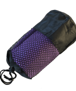 Yoga håndklæde i mikrofiber – Lilla – Stor størrelse