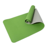 Yogamåtte TPE 2 lag – 6 mm – Grøn/Grå