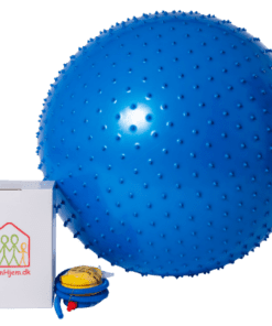 Træningsbold / Siddebold med massageknopper 55 cm. med Anti Burst