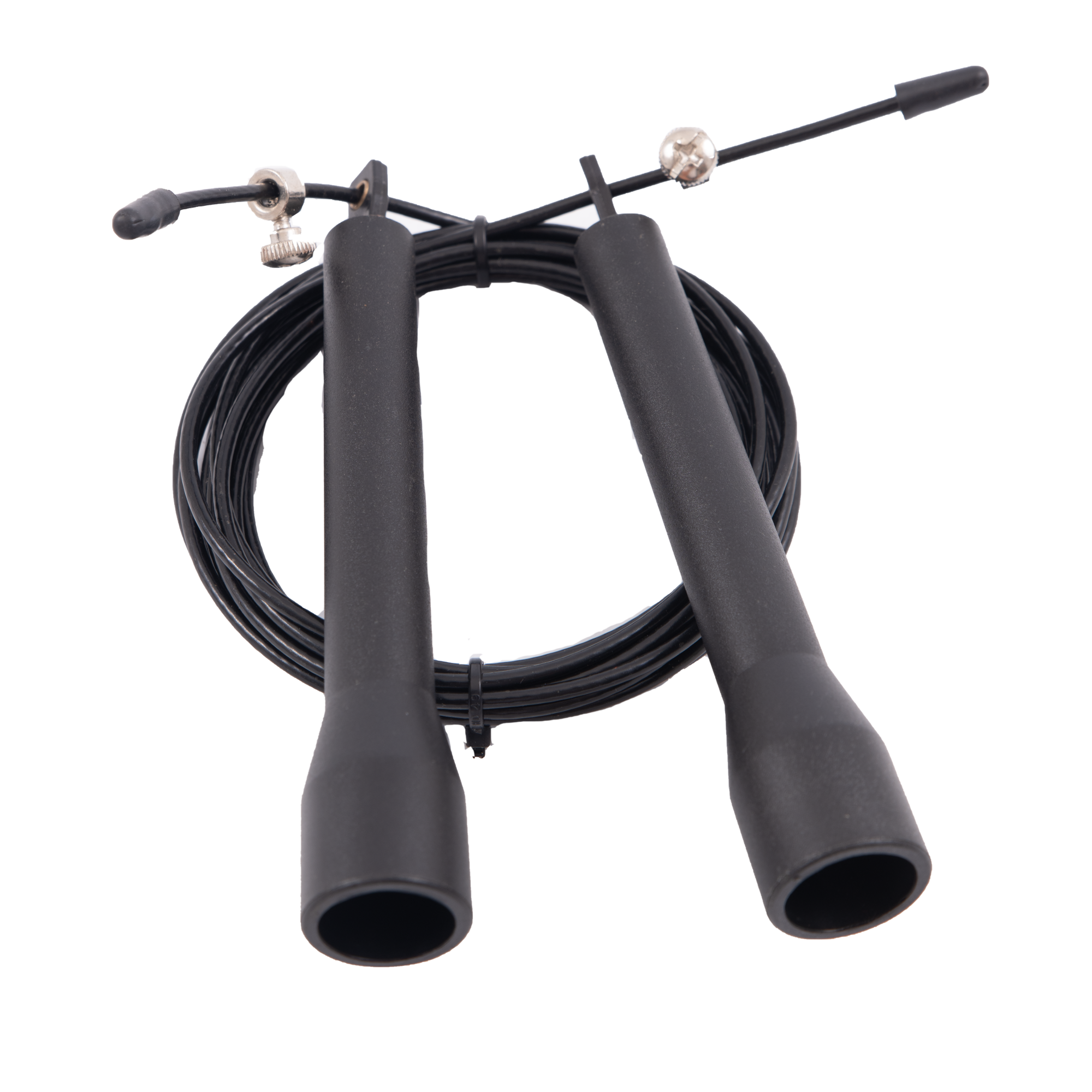 Sjippetov “Speedrope” med plastbelagt stålwire – 280 cm længdejusterbar sjippetov