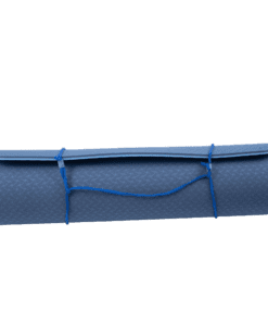 Træningsmåtte / Yogamåtte 2 lag stødabsorberende TPE – 8 mm – Blå/Lys blå