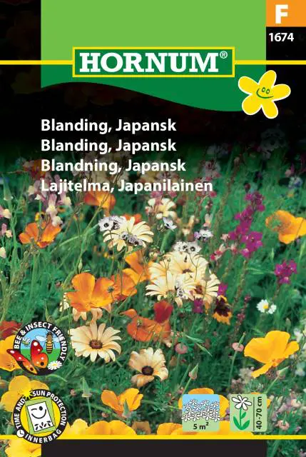 Blomsterblanding – Japansk blanding – Blomsterfrø
