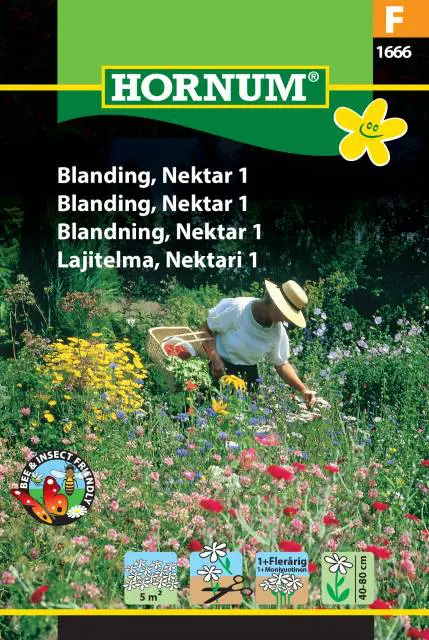 Nektar 1 blomsterblanding – Blomsterfrø