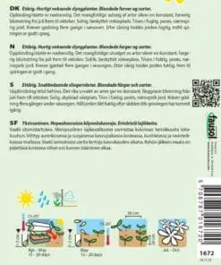 Slyngplanter blanding – Blomsterfrø