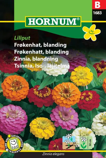 Frøkenhat blanding – Blomsterfrø