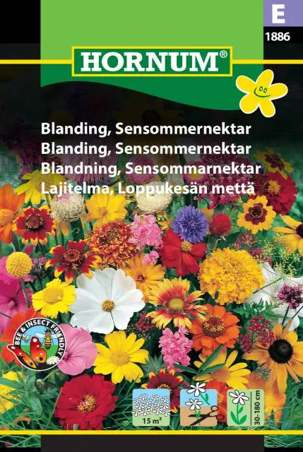 Sensommernektar blomsterblanding – Blomsterfrø