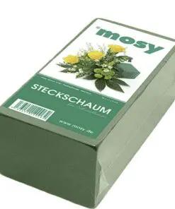 Blomsterskum i blok 23x11x8 cm. FRA 9,95 KR/STK. MOSY blomsterskum til dekorationer.