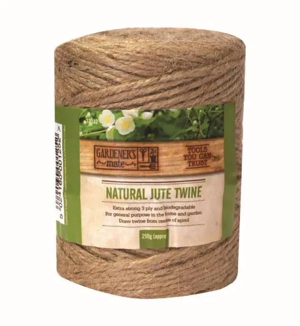 Jutegarn Natur – Jutesnor til opbinding. 140 meter – 250 Gram