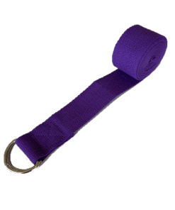 Yogasæt komplet Lilla – TPE Yogamåtte 6mm, 2 yogablokke, Yogapølle og Yogastrop
