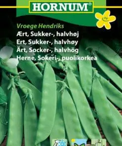 Sukkerærter – Grøntsagsfrø – Tidlig halvhøj sort