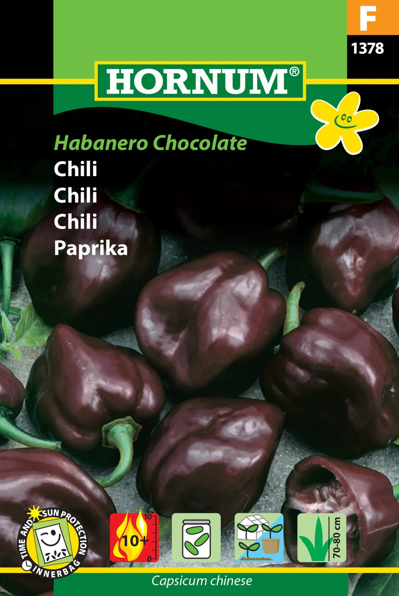 Chilifrø – “Habanero Chocolate” Meget stærk chokoladebrun chili – Grøntsagsfrø