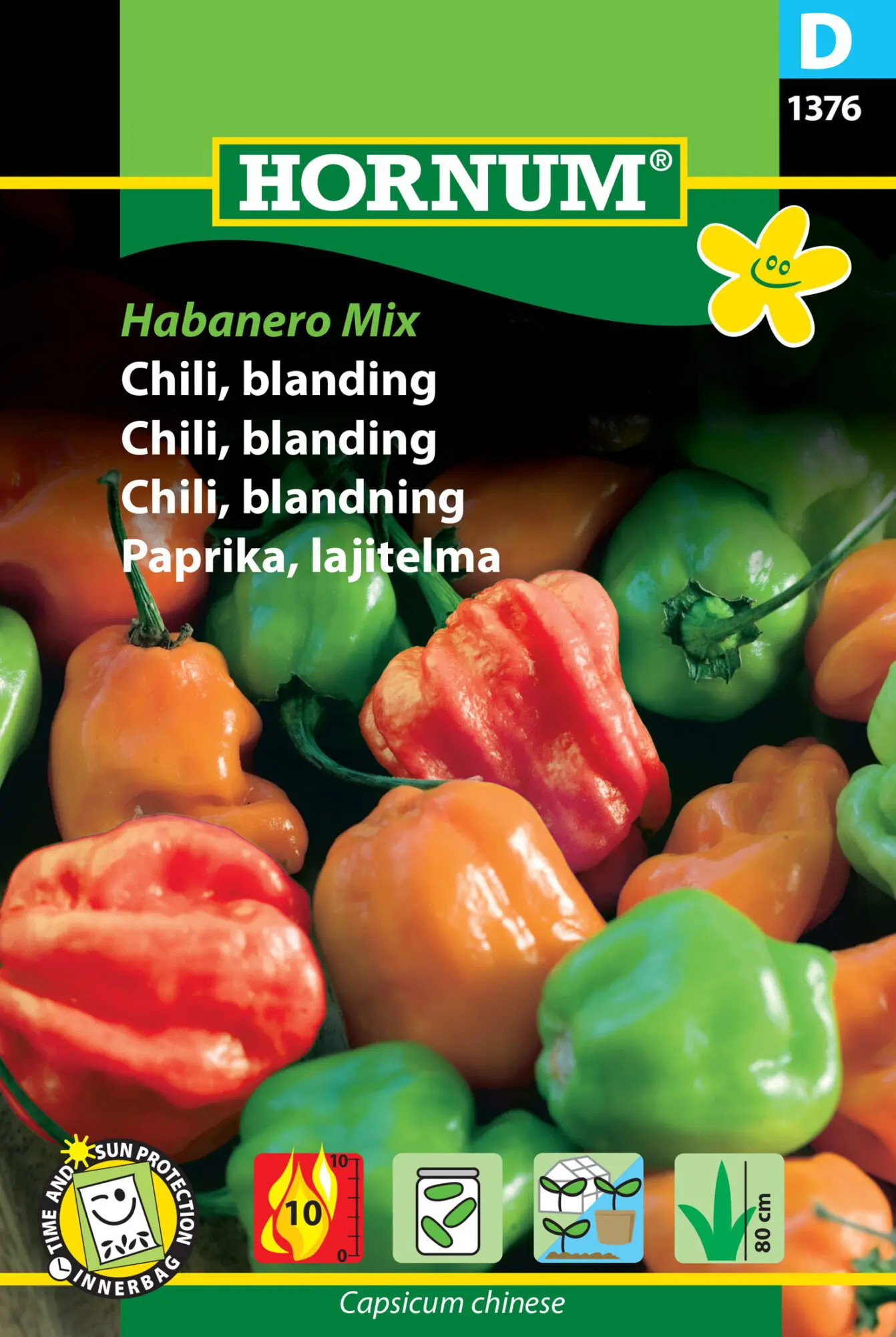 Chilifrø Mix – Blanding af stærke chili – Grøntsagsfrø