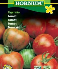 Tomatfrø Rød og gulstribet tomat “Tigerella” – Grøntsagsfrø