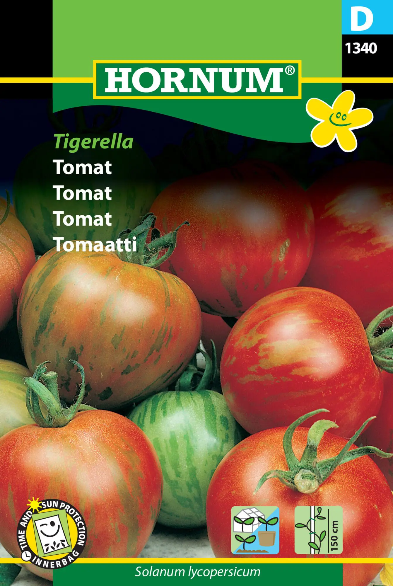 Tomatfrø Rød og gulstribet tomat “Tigerella” – Grøntsagsfrø