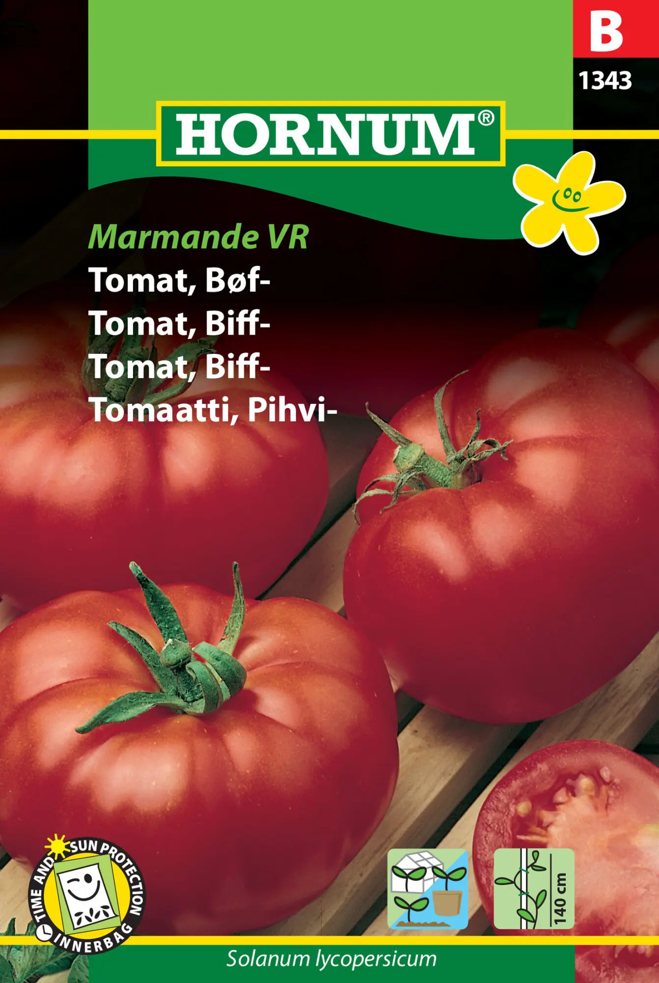 Tomatfrø Bøftomat – Middeltidlig store bøftomater – Grøntsagsfrø
