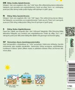 Rød valmue frø “Summerdream” Rød kornvalmue – Blomsterfrø