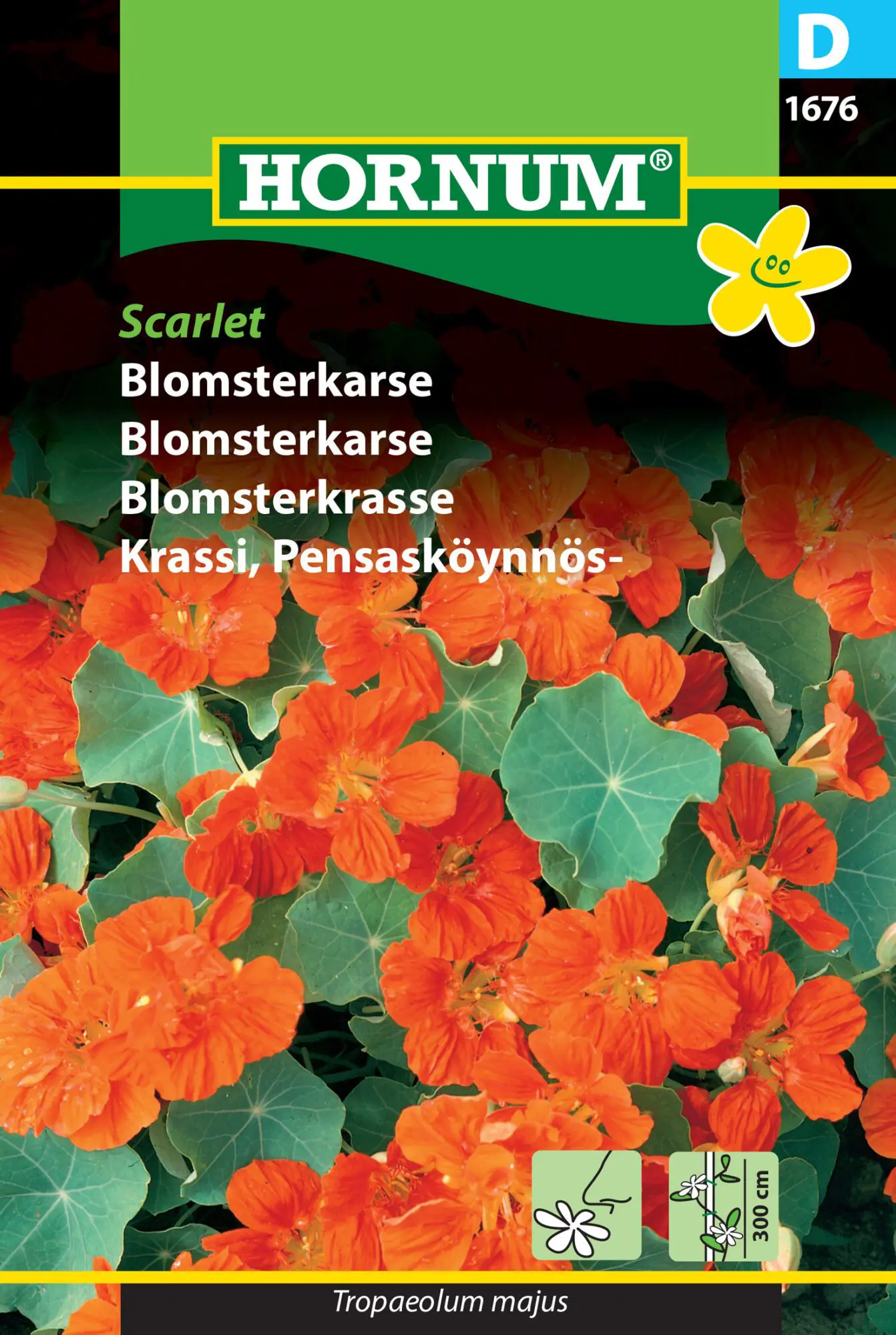 Blomsterkarse rød “Scarlet” – Blomsterfrø