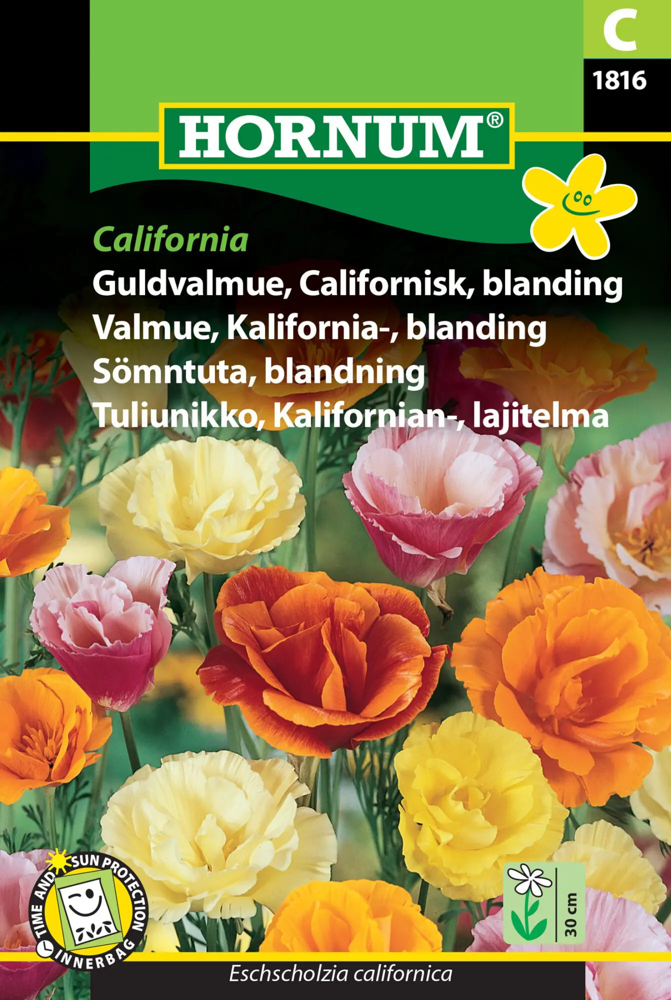 Guldvalmue “Californisk blanding” valmuefrø – Blomsterfrø
