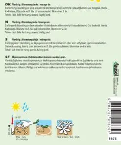 Stenhave blanding – Flerårig blomsterglæde – Blomsterfrø