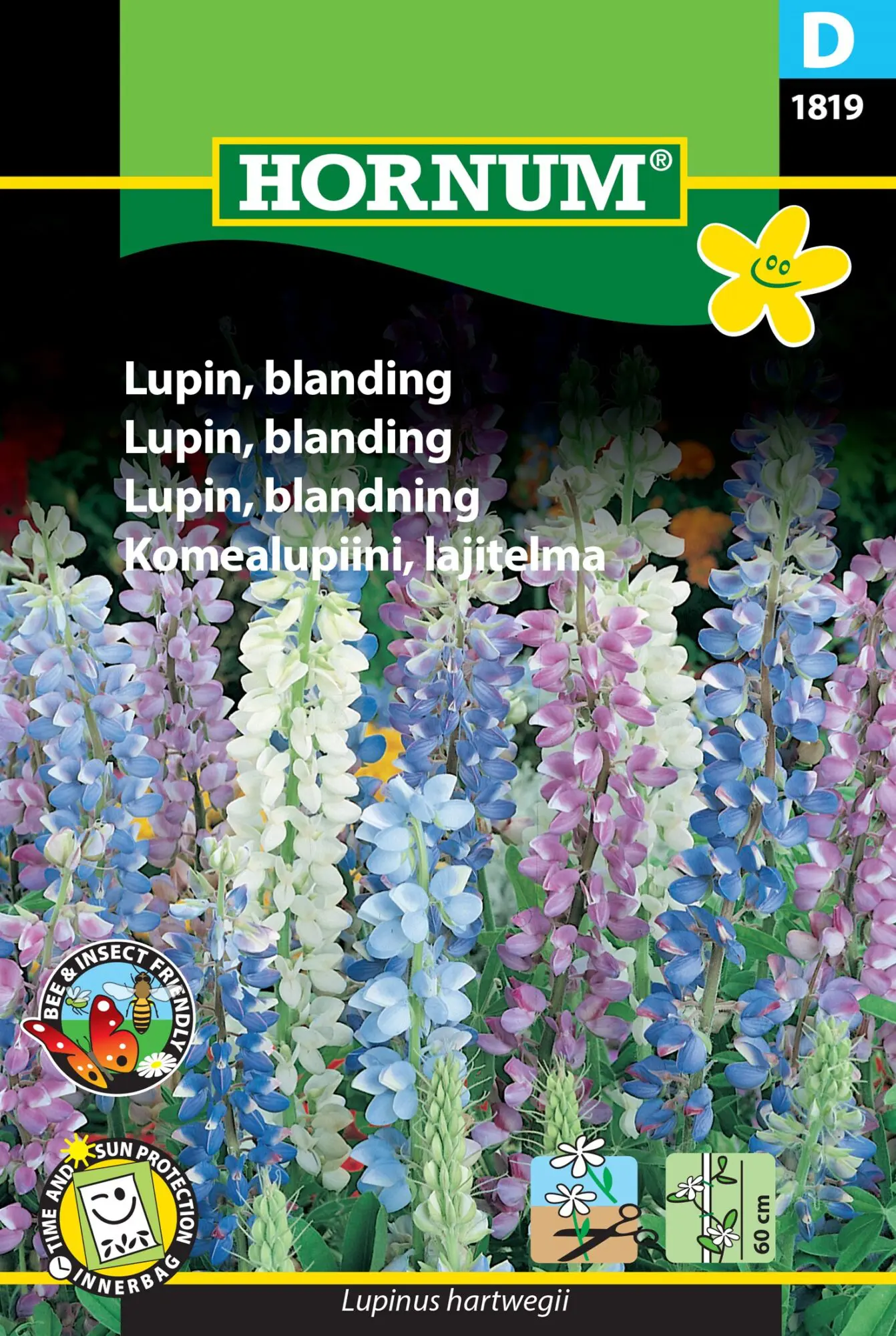 Lupin frø – Lupiner i farverig blanding – Blomsterfrø