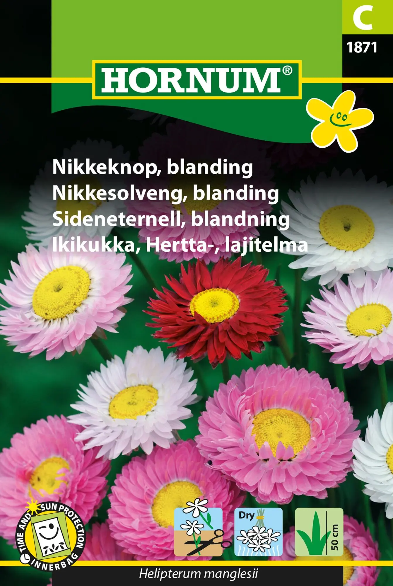 Nikkelkop frøblanding – Velegnet som evighedsblomst – Blomsterfrø