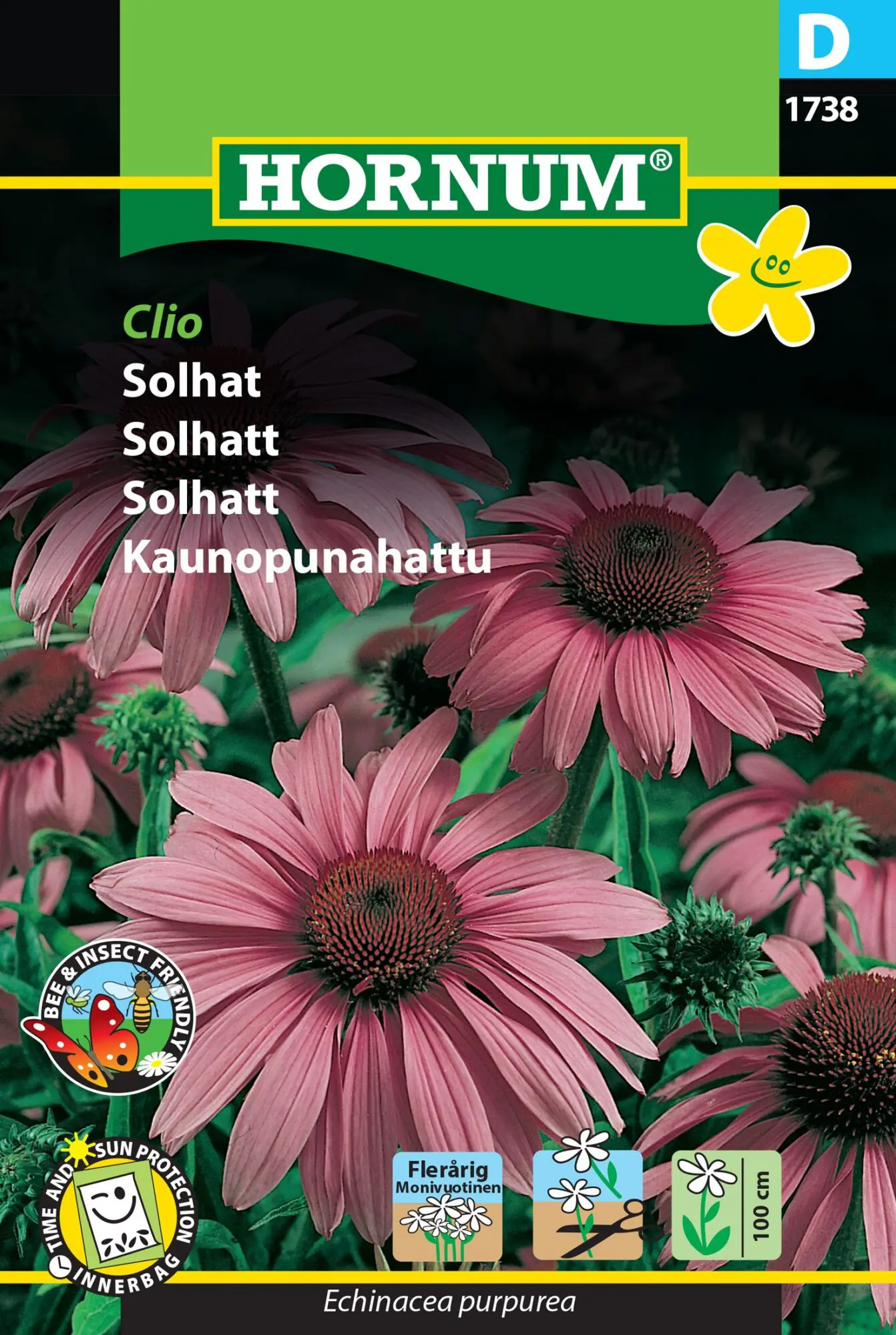 Solhat Clio – Flerårig – Blomsterfrø