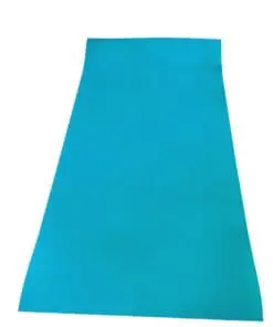 Stor Træningsmåtte XL 100 X 200 Cm. “Turkis grøn” Stabil TPE med høj densitet 1,5 cm. tyk.