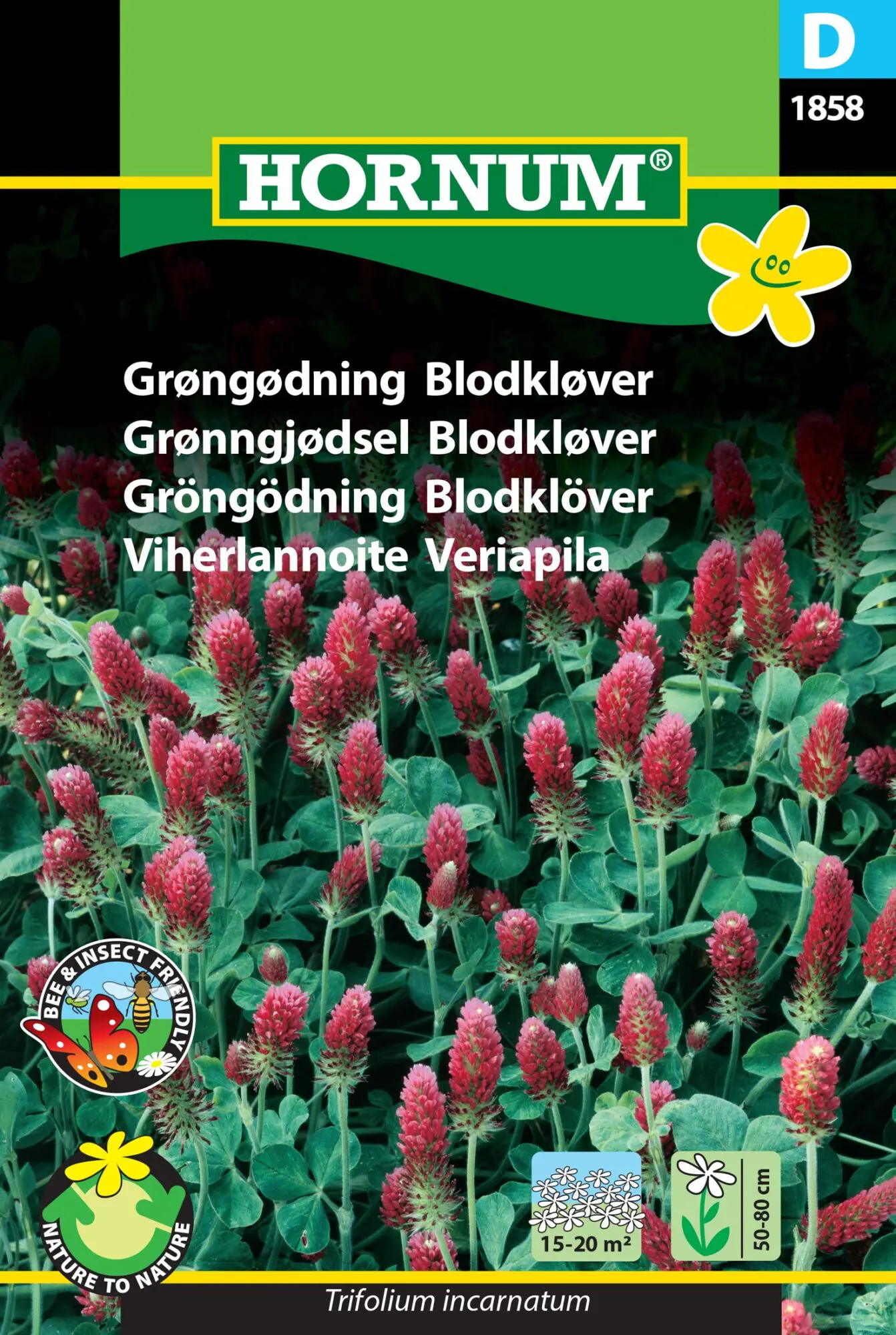 Blodkløver blomsterfrø – Grøngødning