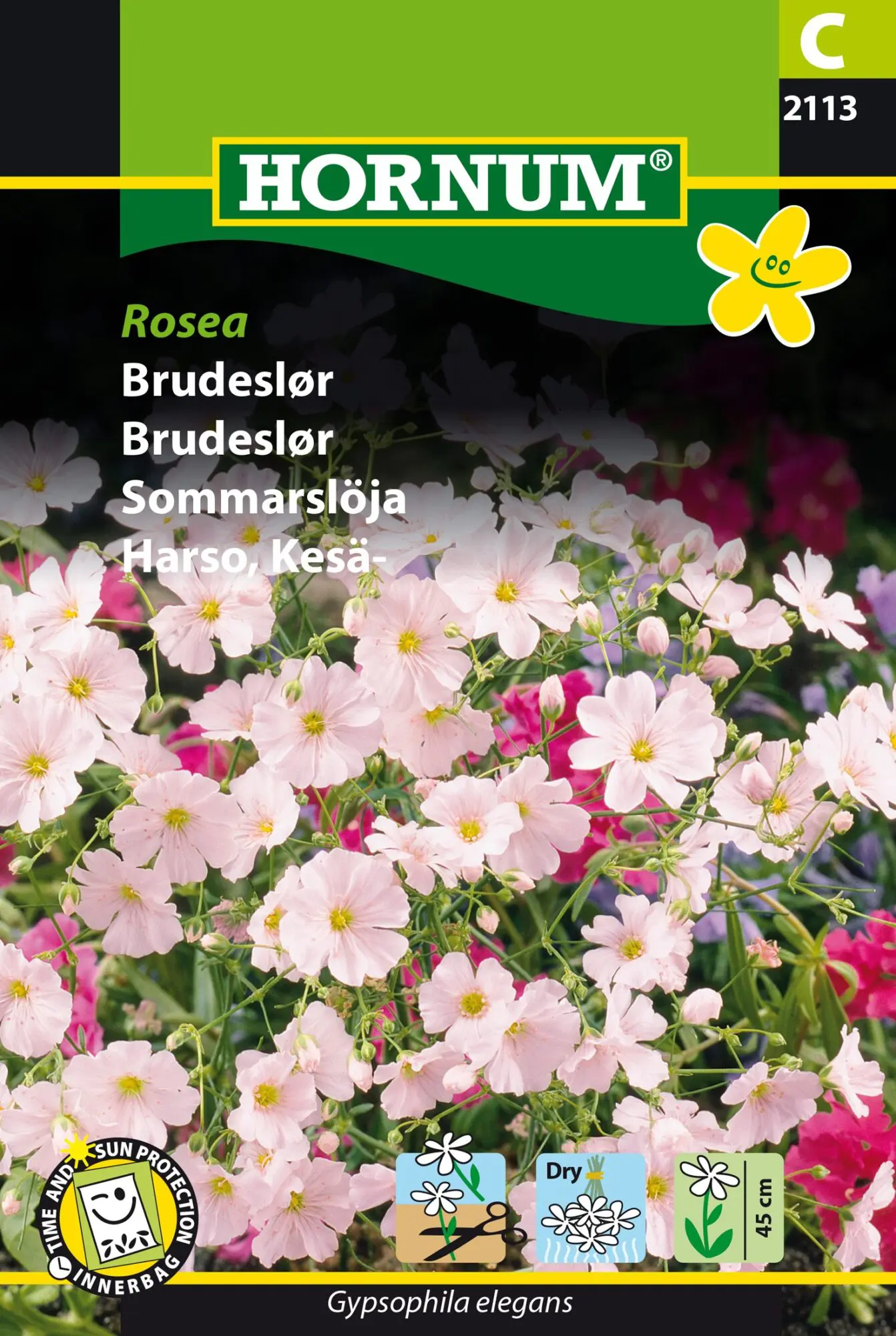 Brudeslør Rosea – Smukke rosafarvede brudeslør – Blomsterfrø
