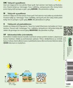 Fingerbøl blanding – Mervita – 2 årig snit og prydblomst – Blomsterfrø