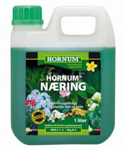 Flydende gødning – Drivhusgødning og frilandsgødning 1 liter – Hornum næring