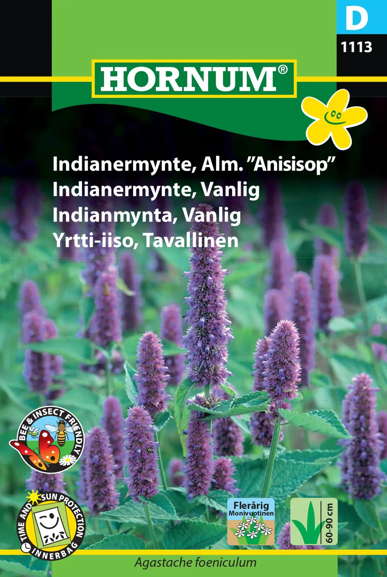 Indianermynte – “Anisisop” – Krydderurtefrø / Blomsterfrø