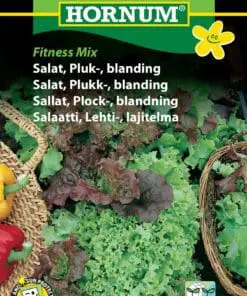 Salatfrø Pluksalat blanding “Fitness Mix” – Hurtigtvoksende pluksalat – Grøntsagsfrø