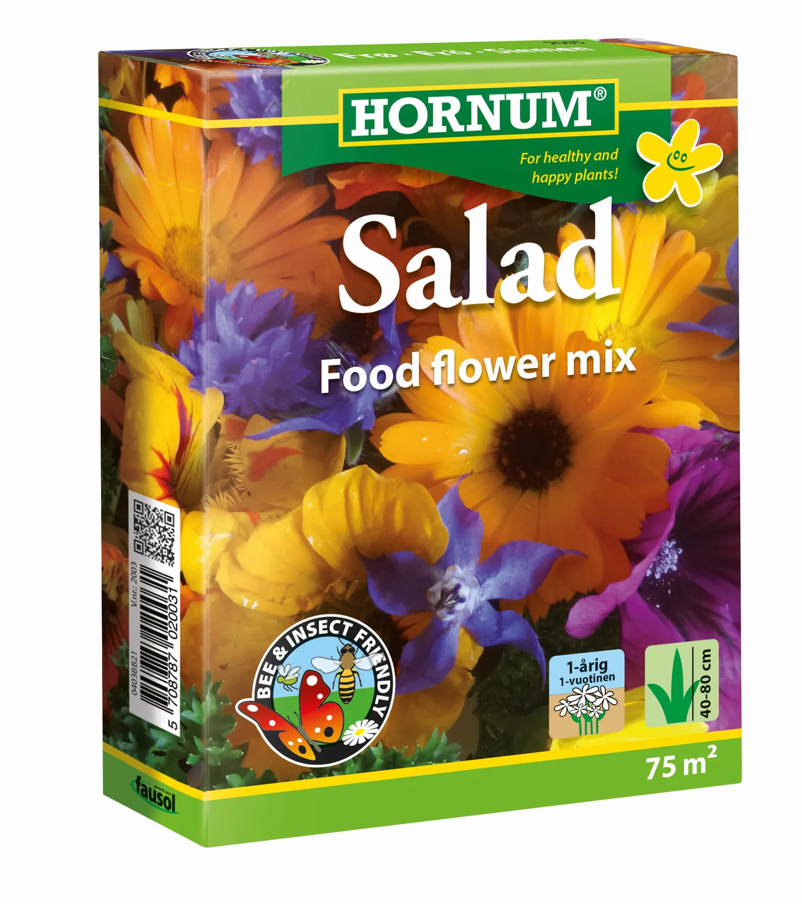 Blomster blanding salat – Spiselige blomster – Blomsterfrø til 75m2