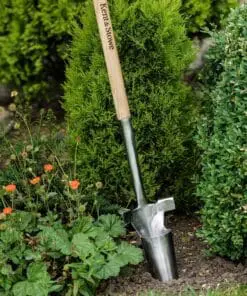 Løgplanter langskaftet i rustfri stål og asketræ. Kent and Stowe løgplanter.