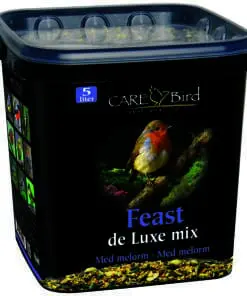 Fuglefoder Care-Bird “Feast de Luxe” med melorme. 5 ltr.