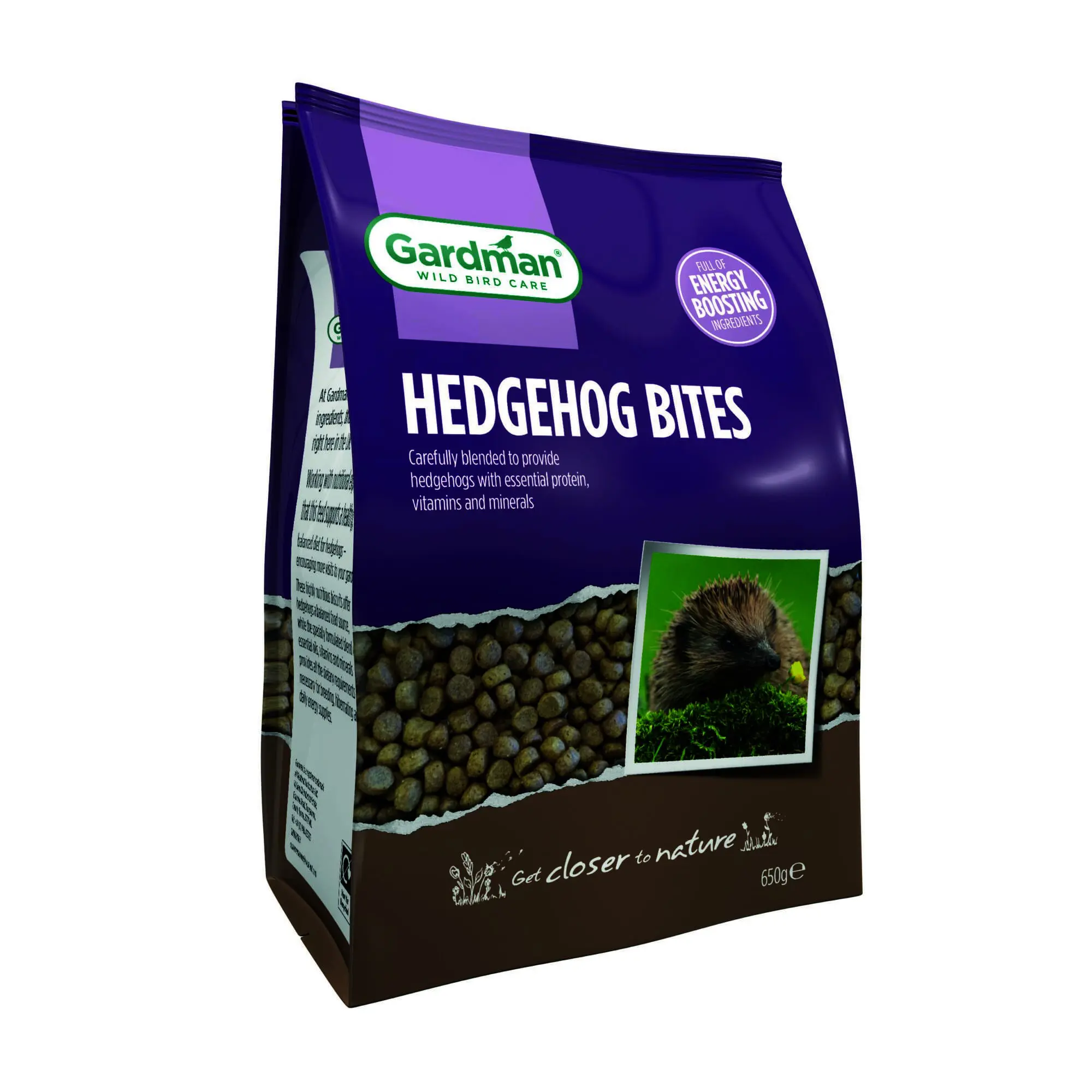 Pindsvinefoder – Special foderblanding til pindsvin 650 gram.