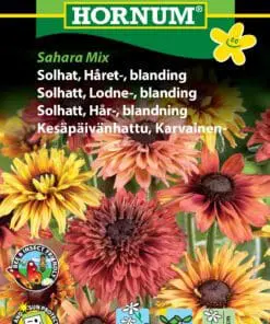 Solhat – “Sahara Mix” – Håret – Smuk blomsterfrø blanding