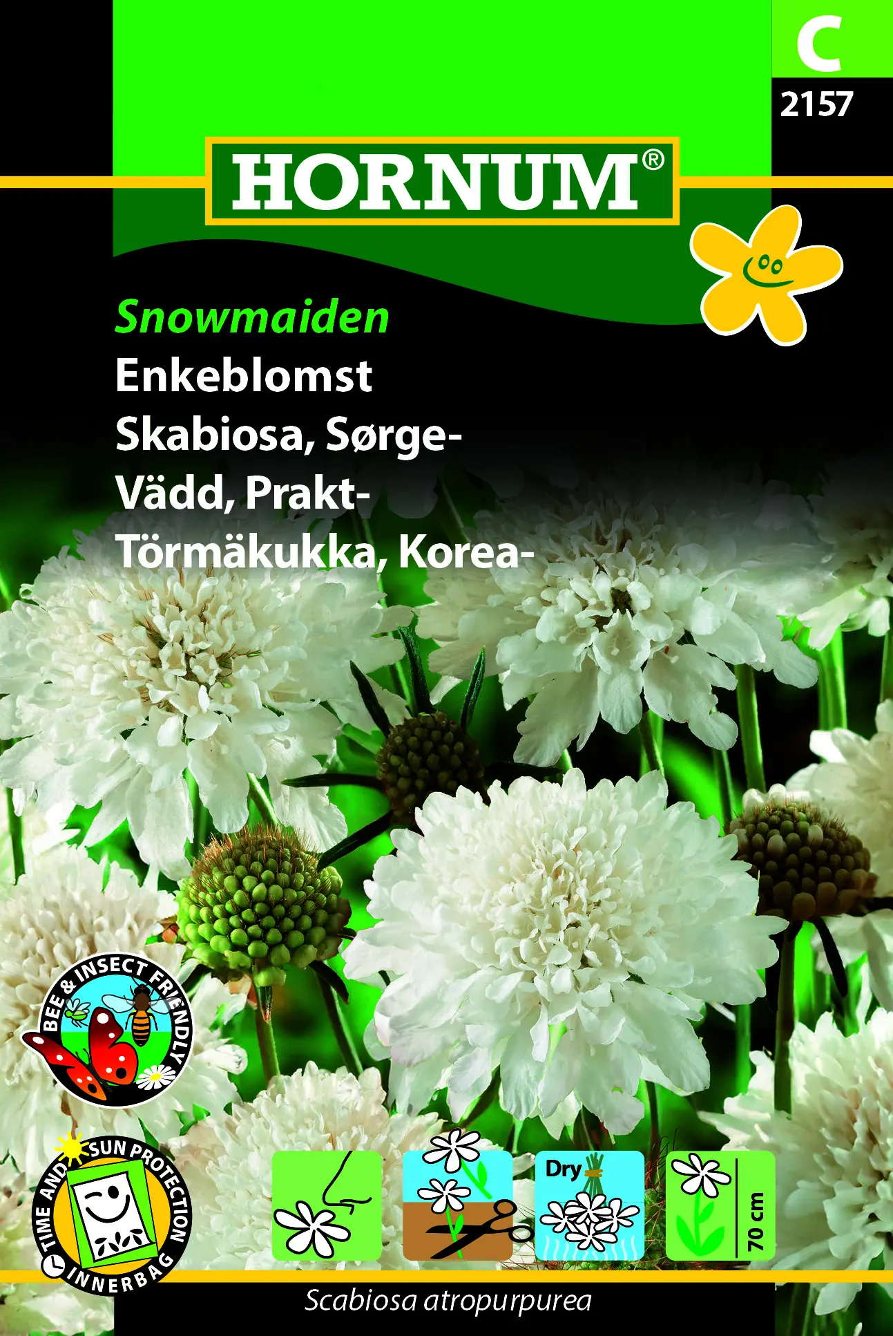 Enkeblomst – Snowmaiden – Duftende hvide blomster – Blomsterfrø.