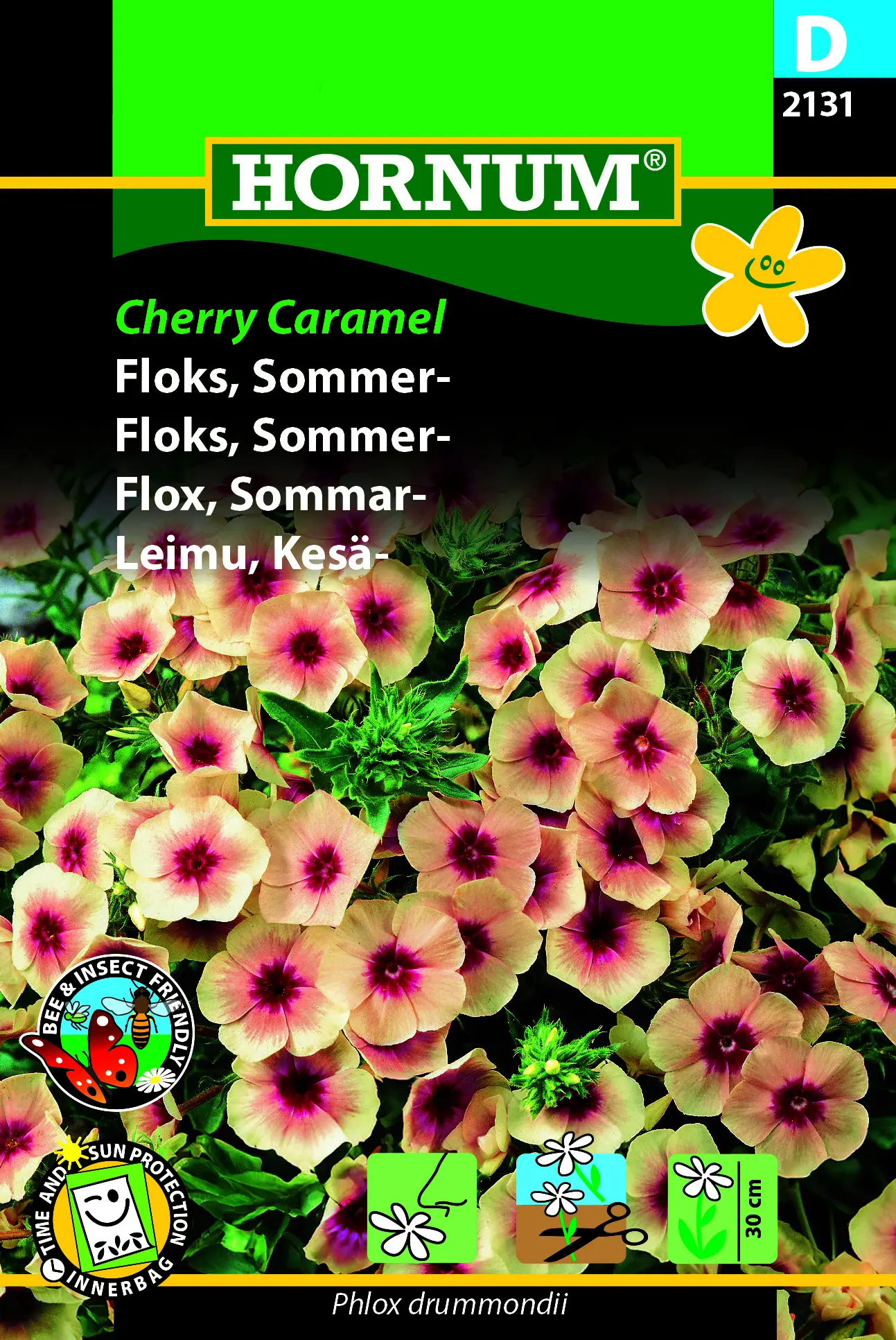 Floks blomsterfrø – Cherry Caramel – Velduftende, Abrikos- og pinkfarvede – Blomsterfrø