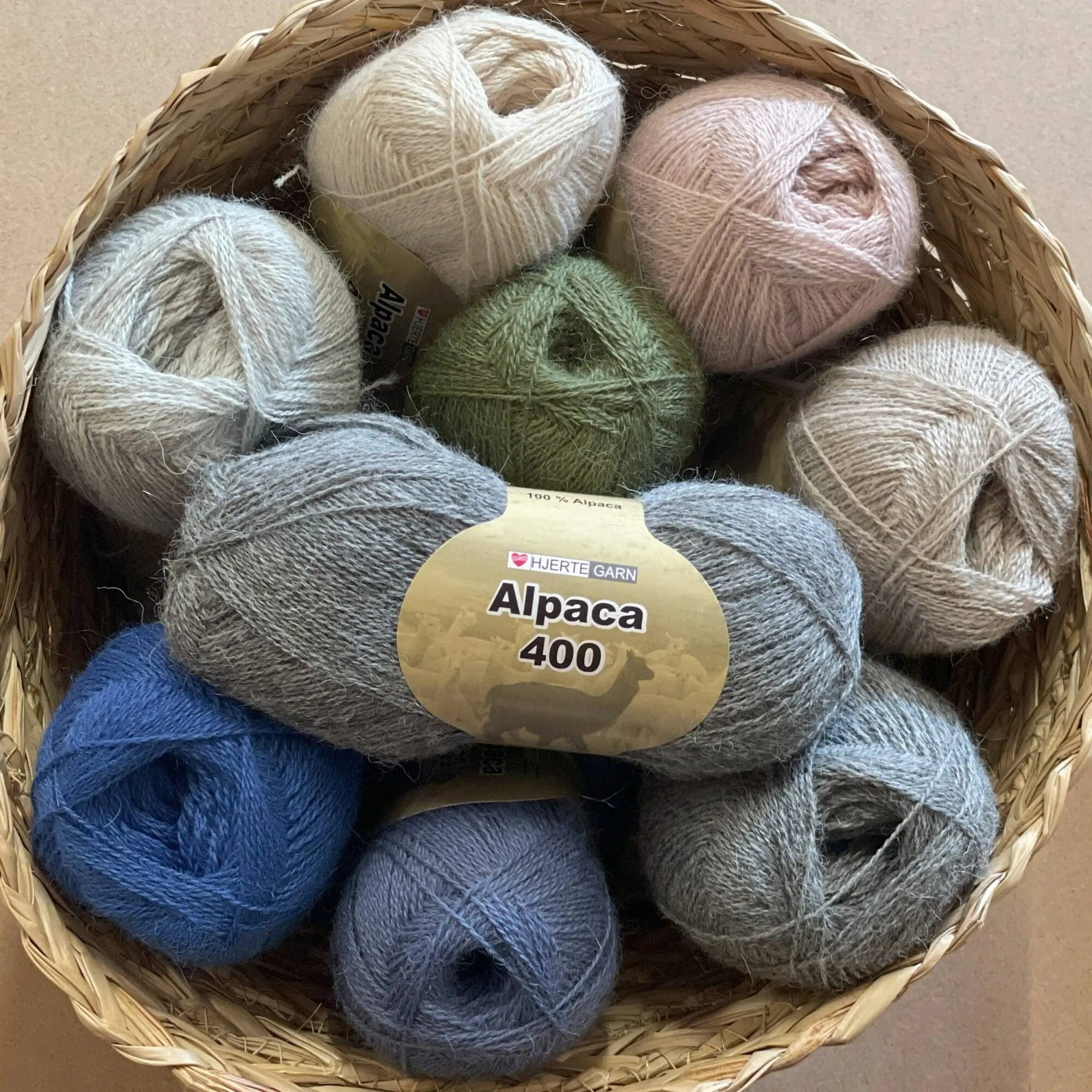 Hjertegarn Alpaca 400 | 100 % Alpaca Garn 50 g