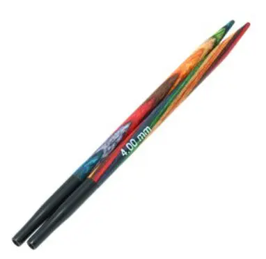 KnitPro udskiftelige rundpinde multicolor (Kort) 8,5 cm. Vario nålespidser til wire (Lana Grossa)