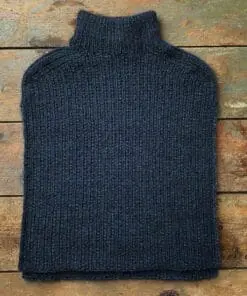 Strikke Kit (Opskrift + Garn) – Rachels Poncho / Hanne Larsen – Størrelse L – XL/XXL