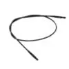 KnitPro Kabel / Wire Vario i sort til udskiftelige rundpinde. (Lana Grossa)