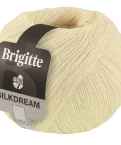 Brigitte Silkdream garn Lana Grossa 60% ny, ren merinould, 30% silke, 10% mohair
