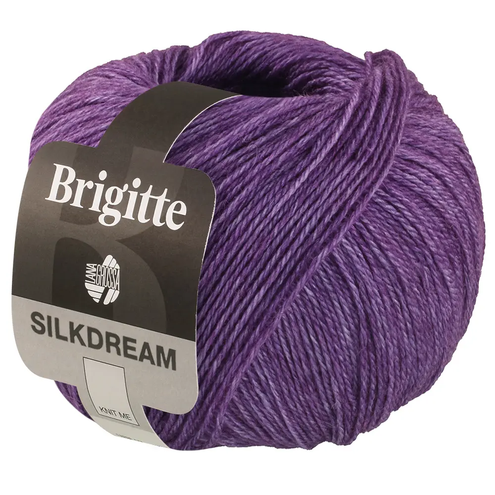 Brigitte Silkdream garn Lana Grossa 60% ny, ren merinould, 30% silke, 10% mohair