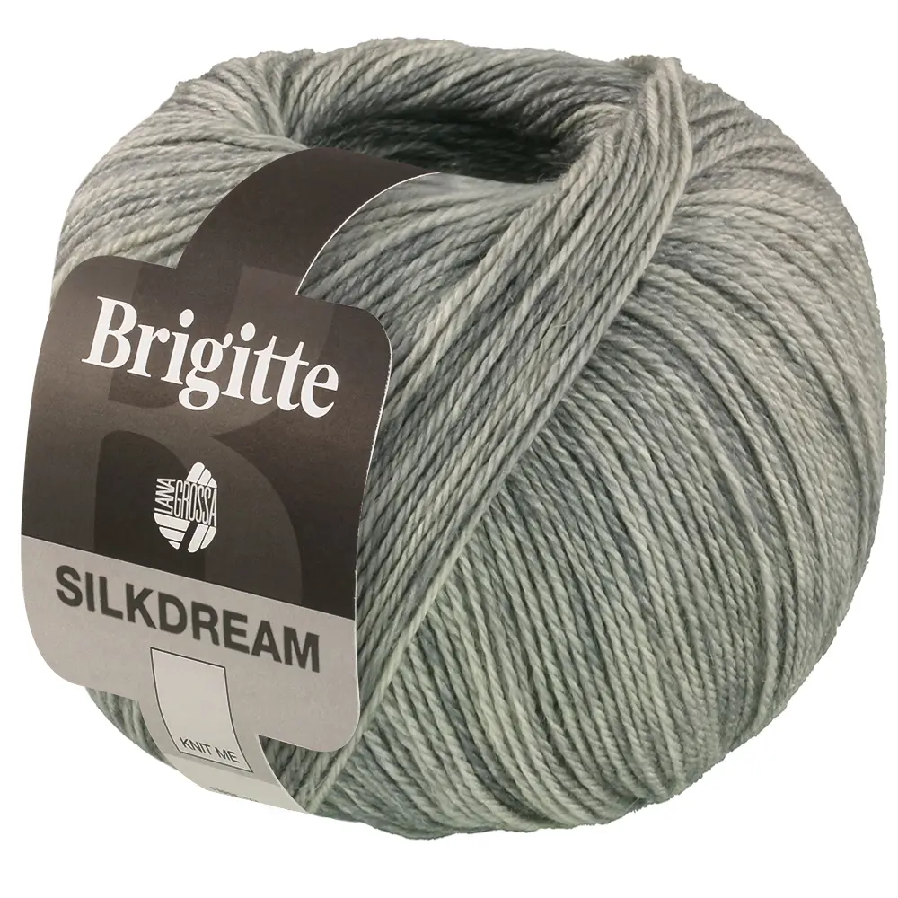 Brigitte Silkdream garn Lana Grossa 60% ny, ren merinould, 30% silke, 10% mohair