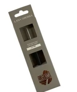 Hæklenål med soft grib (Aluminium nål) 15 cm. Størrelse: 2-12 mm.